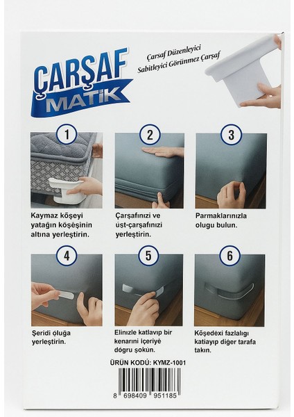Çarşaf Sabitleyici 4 Adet Çarşaf Tutucu Aparat – Kaymaz Yatak Köşe Sabitleyici – Çarşaf Düzeltici fırsatları