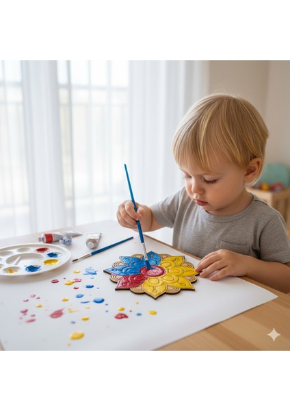 Mandala Tasarım Kit - Toplu Etkinlik - Ahşap Boyama Mandala Set fiyatları