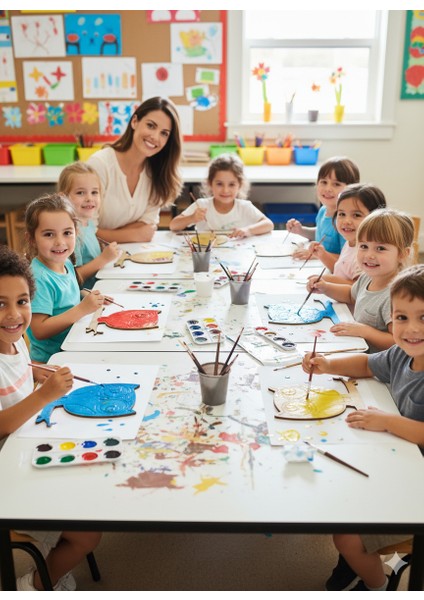 Ahşap Baykuş Boyama - Toplu Etkinlik/aktivite - Sınıf-Okul Eğitici Etkinlik (5 Adet) fiyatları