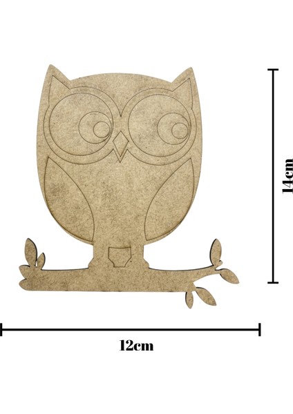 Ahşap Baykuş Boyama - Toplu Etkinlik/aktivite - Sınıf-Okul Eğitici Etkinlik (5 Adet) indirimleri