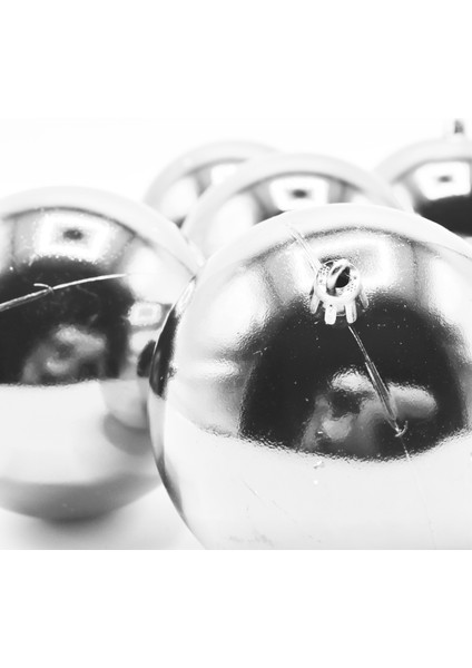 10CM 6lı Gümüş Top indirimleri