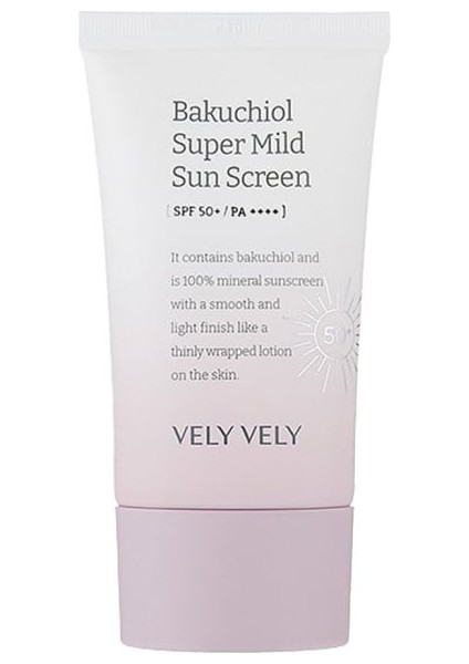Bakuchiol Super Mild Sunscreen 50ML Bakuchiol Içeren Güneş Kremi