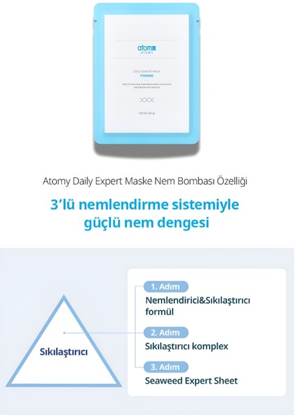 Daily Expert 3 Yaşlanma Karşıtı & Sıkılaştırıcı Etkili Maske modelleri