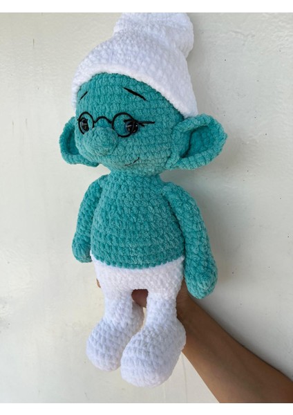 Amigurumi Büyük Boy Çalışkan Şirin Organik Örgü Oyuncak fiyatları