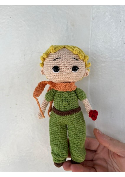 Amigurumi Küçük Prens Örgü Organik Oyuncak