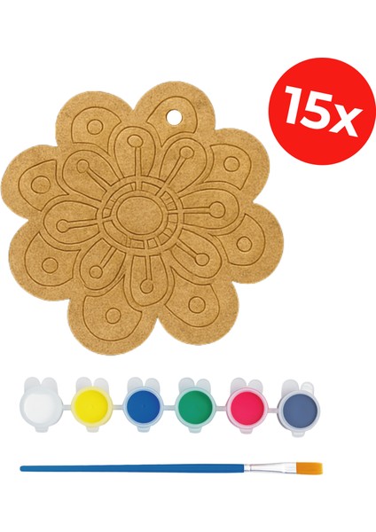 Mandala Etkinlik Seti - Çocuk Etkinlik - Ahşap Boyama indirimleri