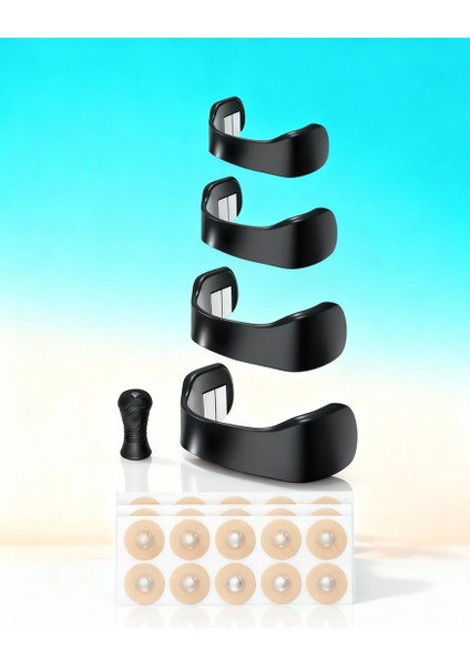 Mıknatıslı Burun Bandı Seti Horlama Bandı Burun Açıcı 15 +15 Adet Çift Mıknatıslı Bant Hediye indirimleri