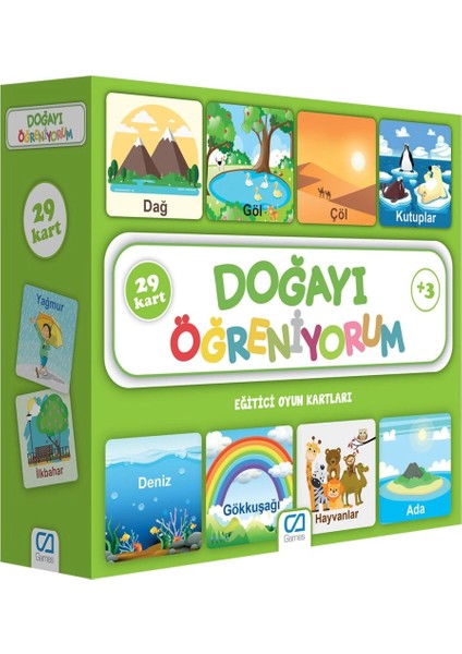 Bfs Doğayı Öğreniyorum Eğitici Oyun Kartları fiyatları