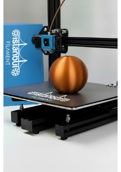 Istanbul Filament 3D Baskı Pla Filament Bakır 1 kg Ø 1,75MM ± 0,05 mm Bambu Lab Uyumlu modelleri