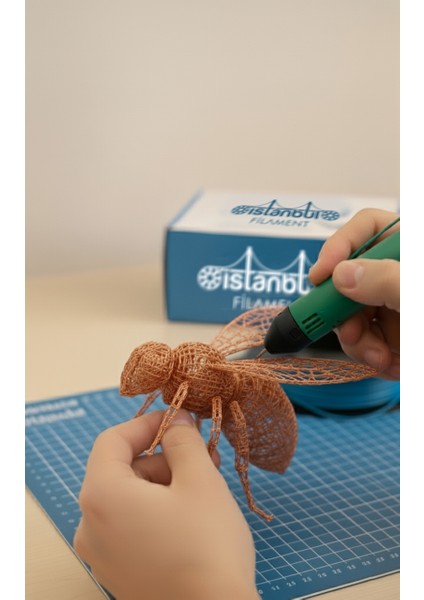 Istanbul Filament 3D Baskı Pla Filament Bakır 1 kg Ø 1,75MM ± 0,05 mm Bambu Lab Uyumlu