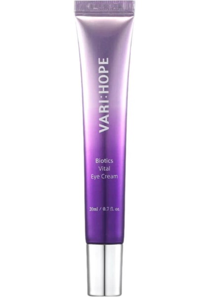 Varı:hope Biotics Vital Eye Cream 20 ml Masaj Aplikatörlü Peptit Kompleksli Bakım Göz Kremi