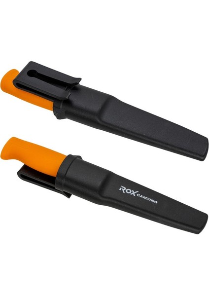 0320 Bushcraft Eco Paslanmaz Çelik Kamp Bıçağı (Turuncu)