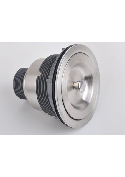 Premium Paslanmaz Çelik Sepetli Sifon Mutfak Süzgeç Seti | Çift Kauçuk Conta, Kolay Montaj, Derin Sepet Tasarımı | Çöpmak Lavabo Sifonu fiyatları