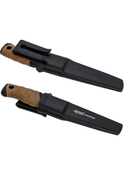 0322 Bushcraft Plus Paslanmaz Çelik Kamp Bıçağı (Siyah)