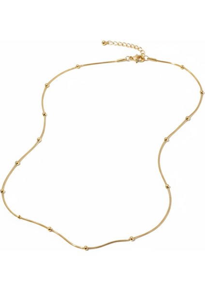 316L Paslanmaz Çelik Kadın Altın Kolye | Yusso