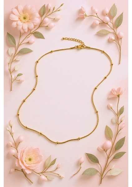 316L Paslanmaz Çelik Kadın Altın Kolye | Yusso fiyatları