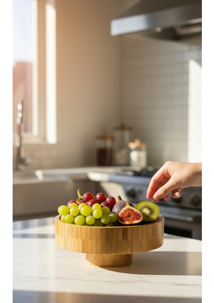 Bambu Standlı Sunum Kasesi 17*8 fırsatları