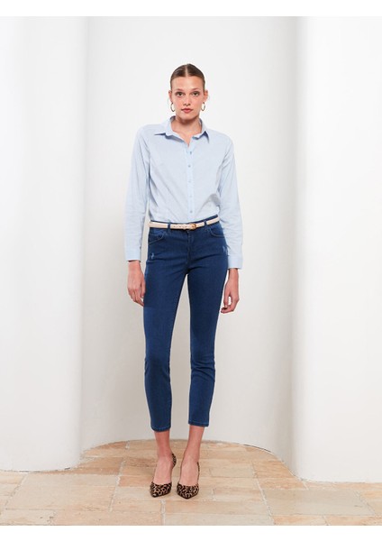 Yeni Sezon Kadın Normal Bel Mercury Skinny Fit Düz Jean Pantolon fiyatları