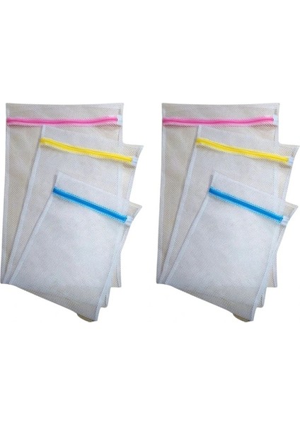 3&amp;#39;lü Çamaşır Yıkama Filesi Set Renkli Fermuarlı Pratik Çamaşır Yıkama Filesi Seti 3 Boy fırsatları