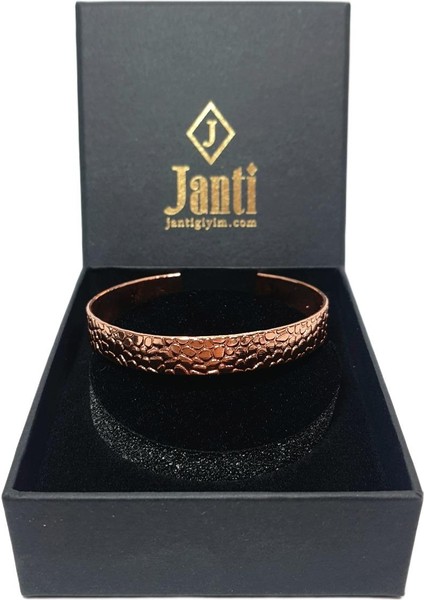 JTAW25BLK1625 Bakır Model 1625 Garantili Hediye Kutulu Janti Bileklik