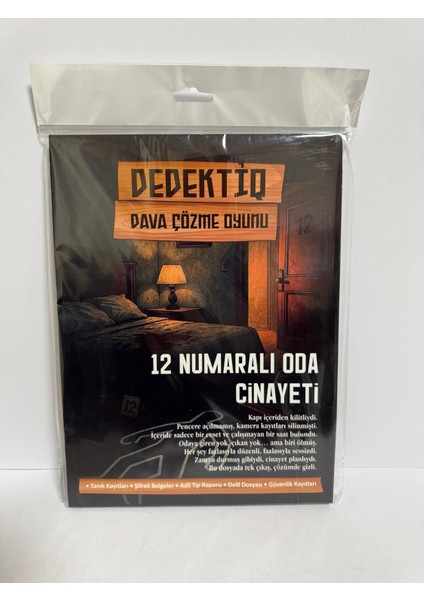 Dedektif Dava Çözme Oyunu 12 Numaralı Oda Cinayeti
