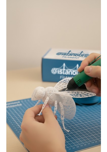 Istanbul Filament 3D Baskı Pla Filament Beyaz 1 kg Ø 1,75MM ± 0,05 mm Bambu Lab Uyumlu