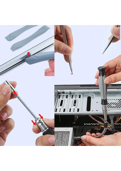 0307 Bits Uçlu Hassas Tornavida Seti 126 Parça