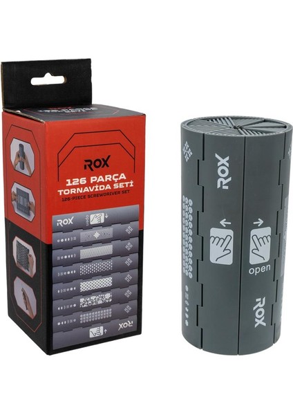 0307 Bits Uçlu Hassas Tornavida Seti 126 Parça