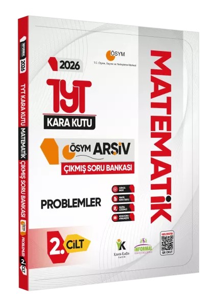 2026 YKS-TYT Matematiğin Kara Kutusu 2. Cilt Problemler ÖSYM Çıkmış Soru Bankası