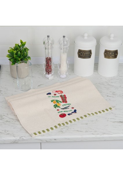 Soft Legum Mutfak Havlusu - Ekru - 40X66 cm