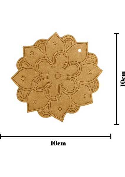 Mandala Etkinlik Seti - Ahşap Çiçek Mandala Boyama - Toplu Etkinlik - 5'li Set indirimleri