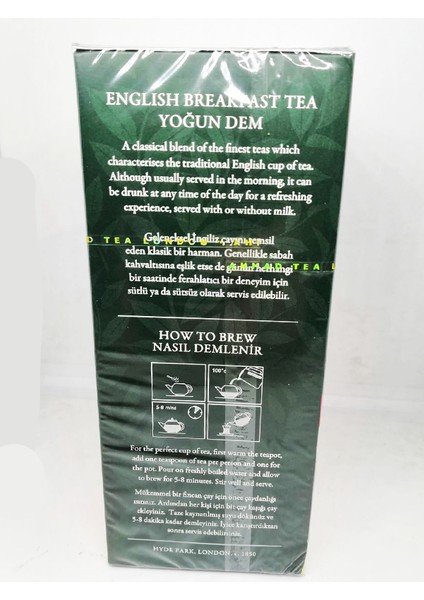 Englısh Breakfast Dökme Çay 200 gr modelleri