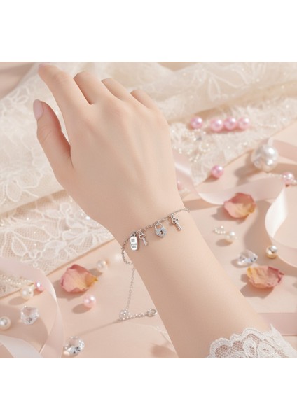 316L Paslanmaz Çelik Kadın Kalpli bileklik | Yusso fiyatları