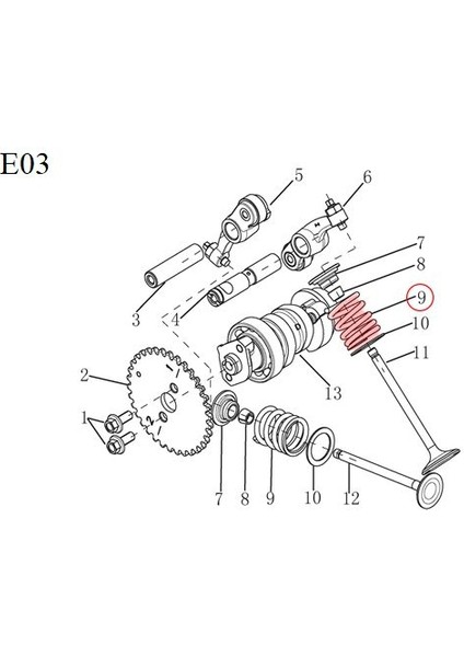 VPS125 Subap Yayı fiyatları