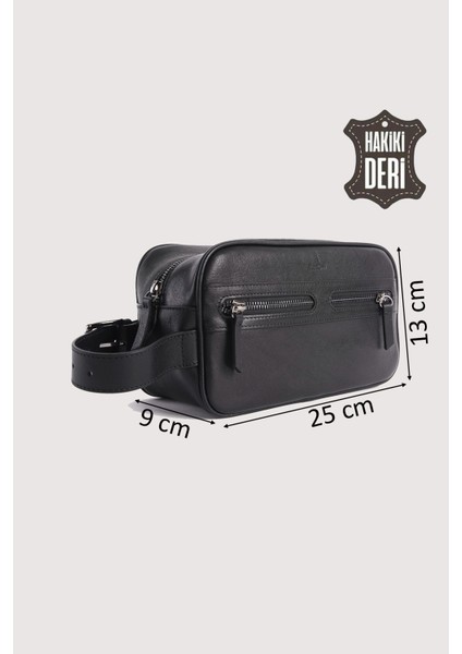 Hakiki Deri Erkek Takım Çantası Siyah SMR8518 fiyatları