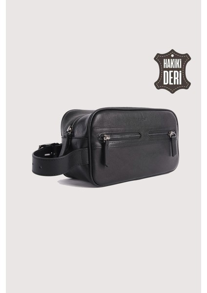 Hakiki Deri Erkek Takım Çantası Siyah SMR8518 fırsatları