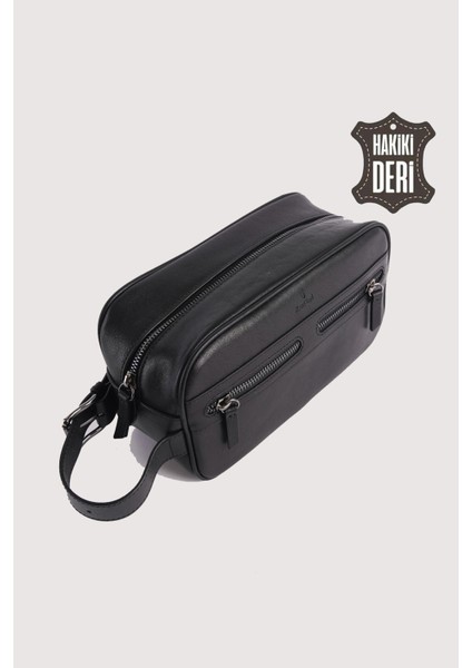 Hakiki Deri Erkek Takım Çantası Siyah SMR8518 indirimleri