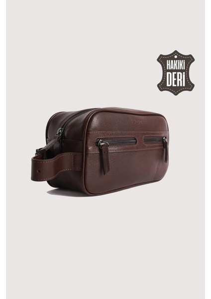 Hakiki Deri Erkek Takım Çantası Kahverengi SMR8518 indirimleri