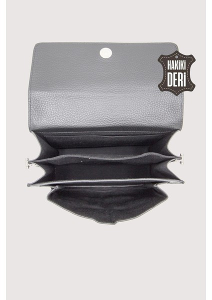 Hakiki Deri Kadın El Çantası Siyah SMR9022 indirimleri