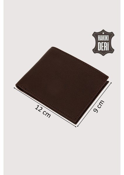 Hakiki Deri Erkek Cüzdan Kahverengi SMR2004 modelleri