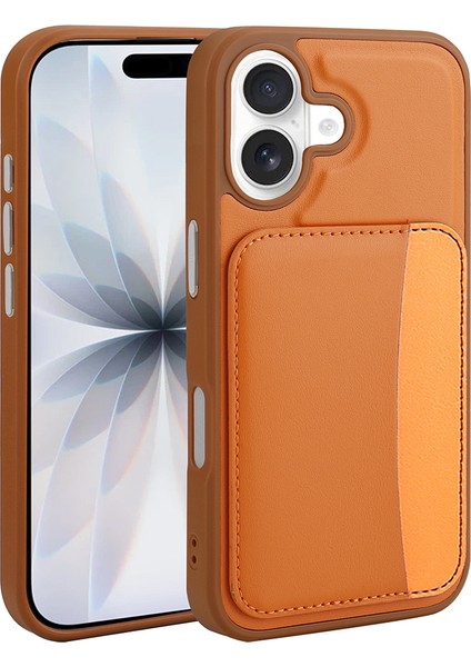 iPhone 17 Kılıf Kartlıklı Mkst X-Kart Silikon Kapak - Koyu Gri fırsatları