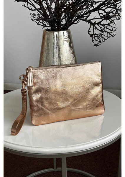 Hakiki Deri Kadın Clutch Çanta 9121