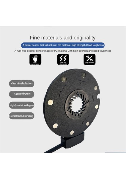 Elektrikli Bisiklet Manyetik Güç Sensörü 36/48V Pedal Destek Sensörü (Yurt Dışından) indirimleri