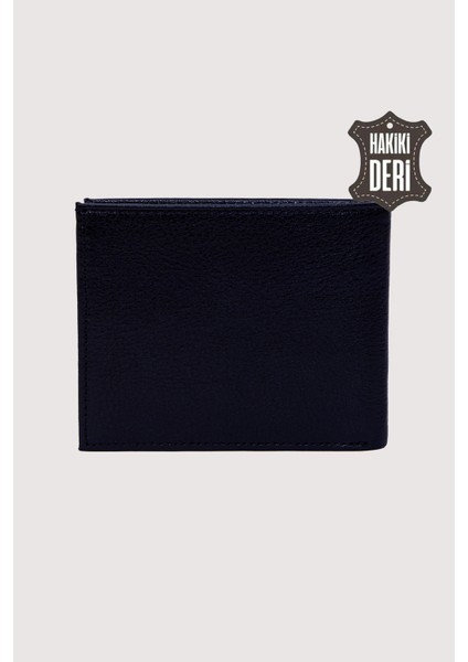 Hakiki Deri Erkek Cüzdan Koyu Lacivert SMR2004 fırsatları