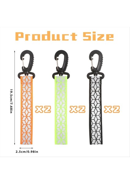 6 Adet Yansıtıcı Şeritler, Güvenlik Reflektörlü Kolye Uçları Yansıtıcı Kolye Uçları (Yurt Dışından) fiyatları