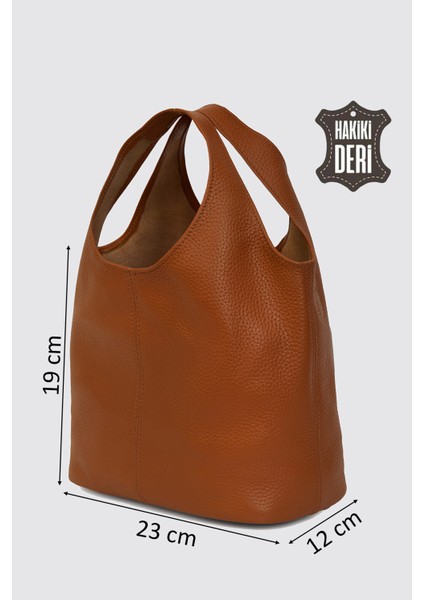 Hakiki Deri Kadın El Çantası Taba SMR9200-2 fiyatları