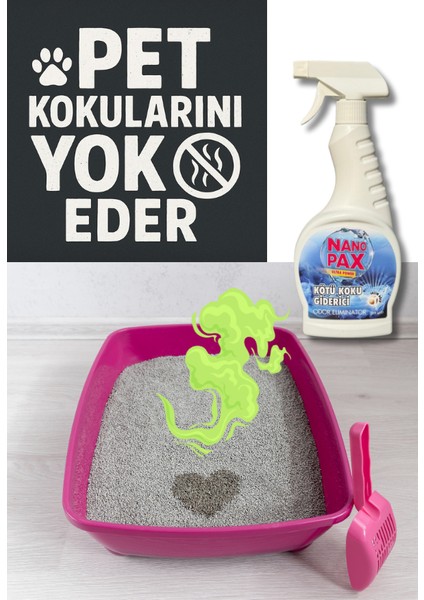 Kötü Koku Giderici Sıvı Sprey 2 x 500 ml fırsatları