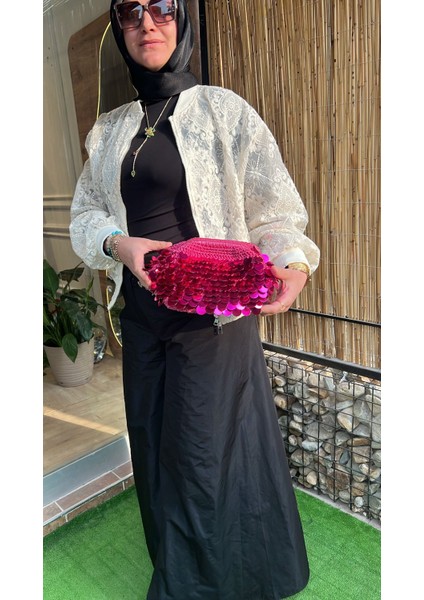 El Örgüsü Pullu Çanta modelleri