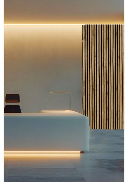 Mdf Ahşap Akustik Duvar Paneli 100X275 cm -Asos(Pvc)