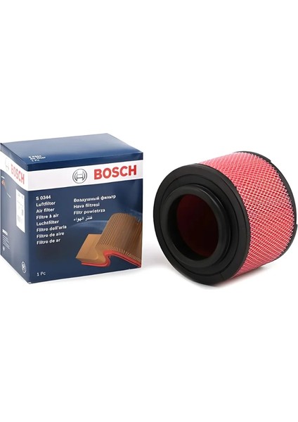 Ford Ranger Dohc 2.5 16V 2006> Hava Filtre (Yuvarlak) | Bosch F026400344 - 6M34 9601 Ab